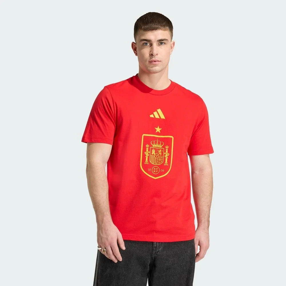 Adidas FEF DNA GR TEE JZ2263 Soccer T-Shirt Spain National Team Mens Small NWT